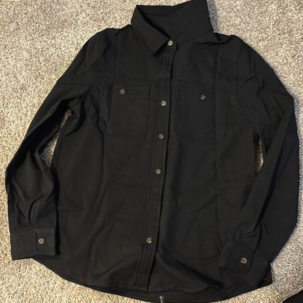 Women’s Black Button Up